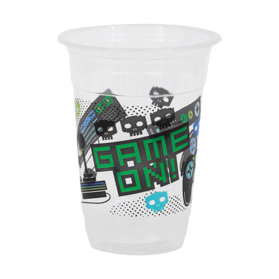 Gamer Birthday Plastic Cups 8ct