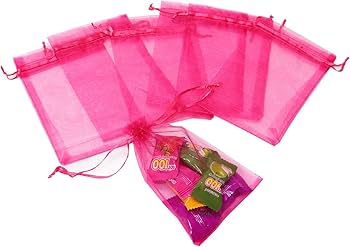 Organza Fuschia 4"x5" 10pcs