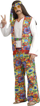 Hippie Dippie Man Adult Costume XLarge