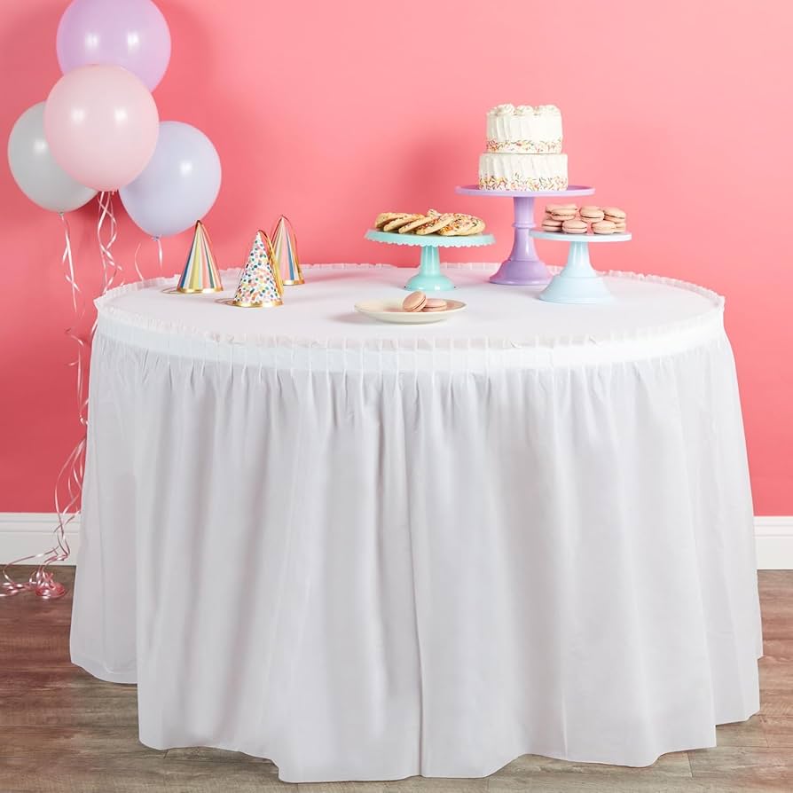 Table Skirt Blanco 29in x 14ft