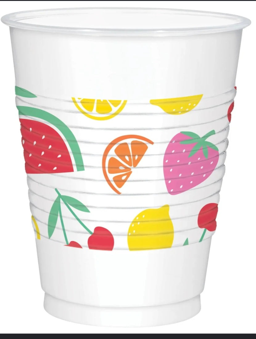 Summer Plastic Cup 18oz 25pcs