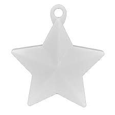 Weight Star Balloon White