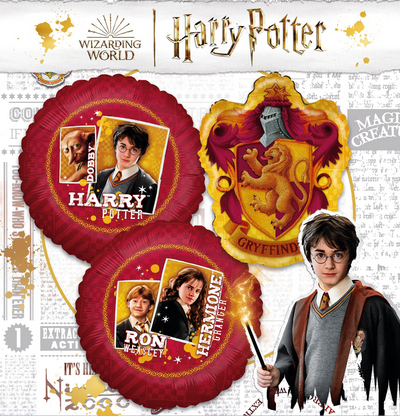 Harry Potter Foil Balloons 18" 3pcs