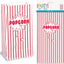 Red and White Pop Corn Bags 10ct