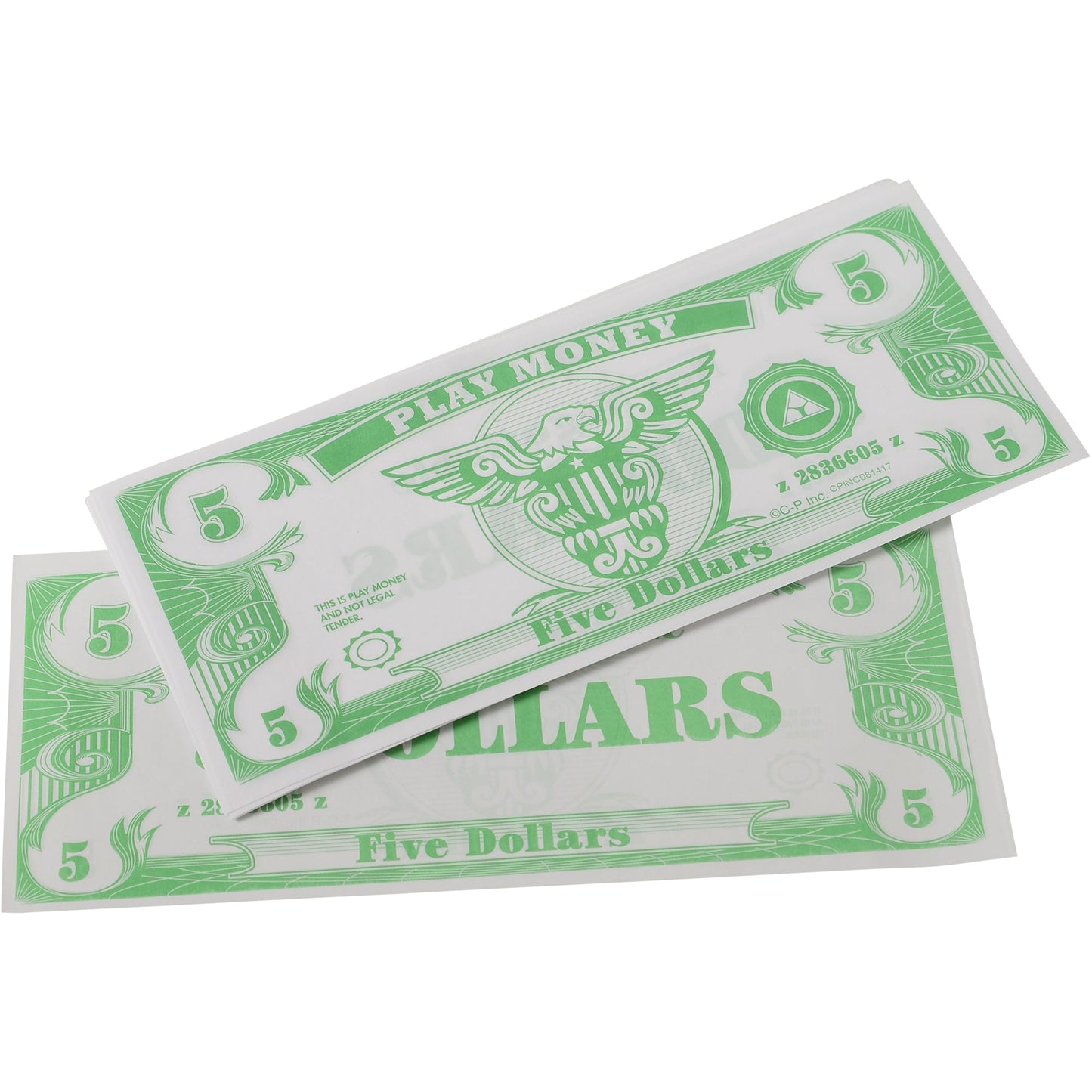 Play Money/$5.00/1000 Per Pkg
