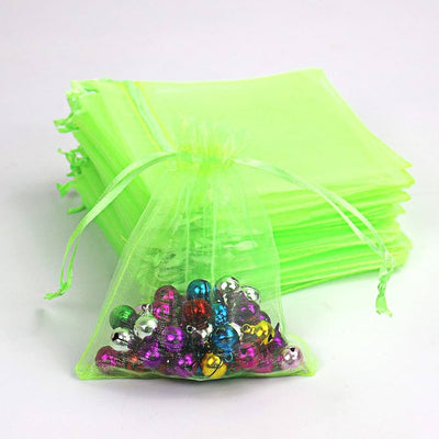 Organza Apple Green 3"x4" 12pcs