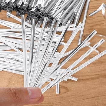 Twist Ties Silver 3.5" x 120pcs
