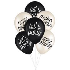 Birthday Chic Latex Balloons 15pcs