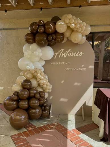 Kalisan Balloons 18” Chocolate Brown 3ct