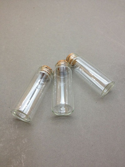 Botellas con Corcho 3pcs