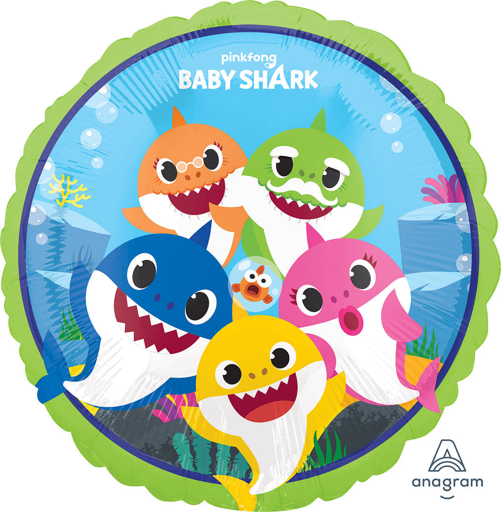 Baby Shark Foil Balloon 18"