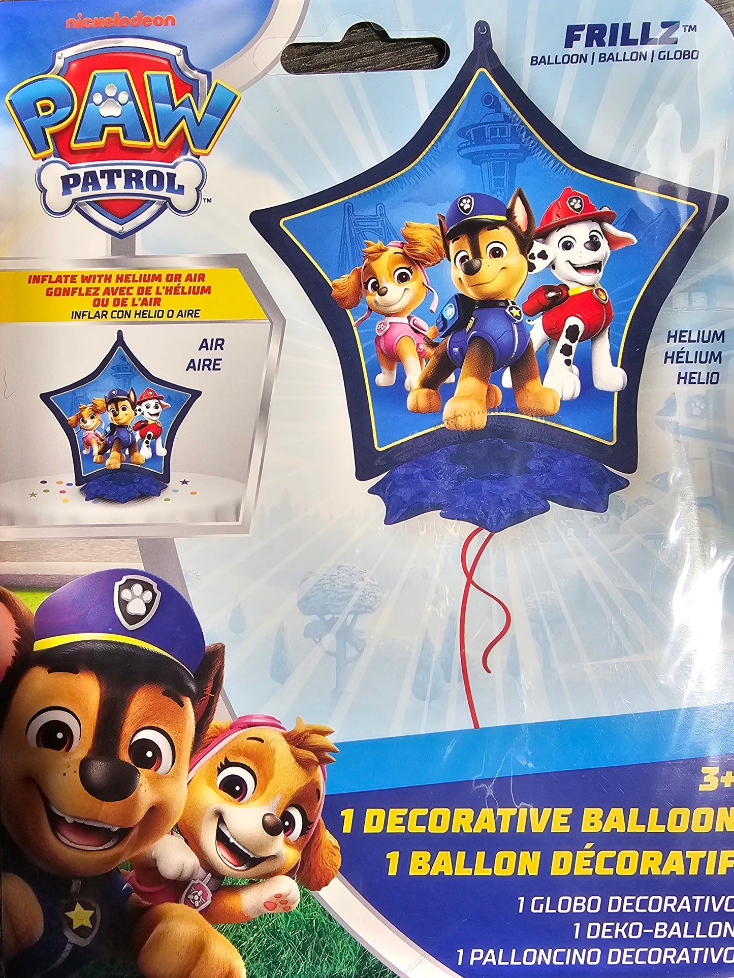 Paw Patrol Frillz Foil Balloon