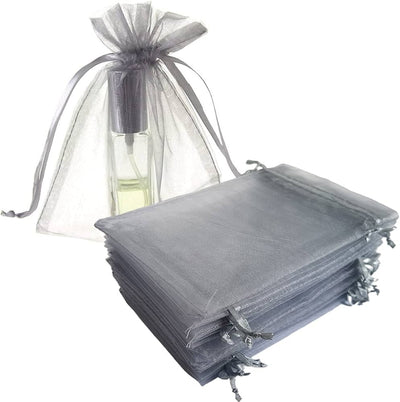 Organza Gris 3"x4" 12pcs