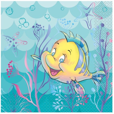 The Little Mermaid Napkins 16ct