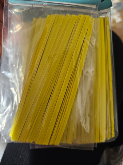 Amarre amarillos 100pcs