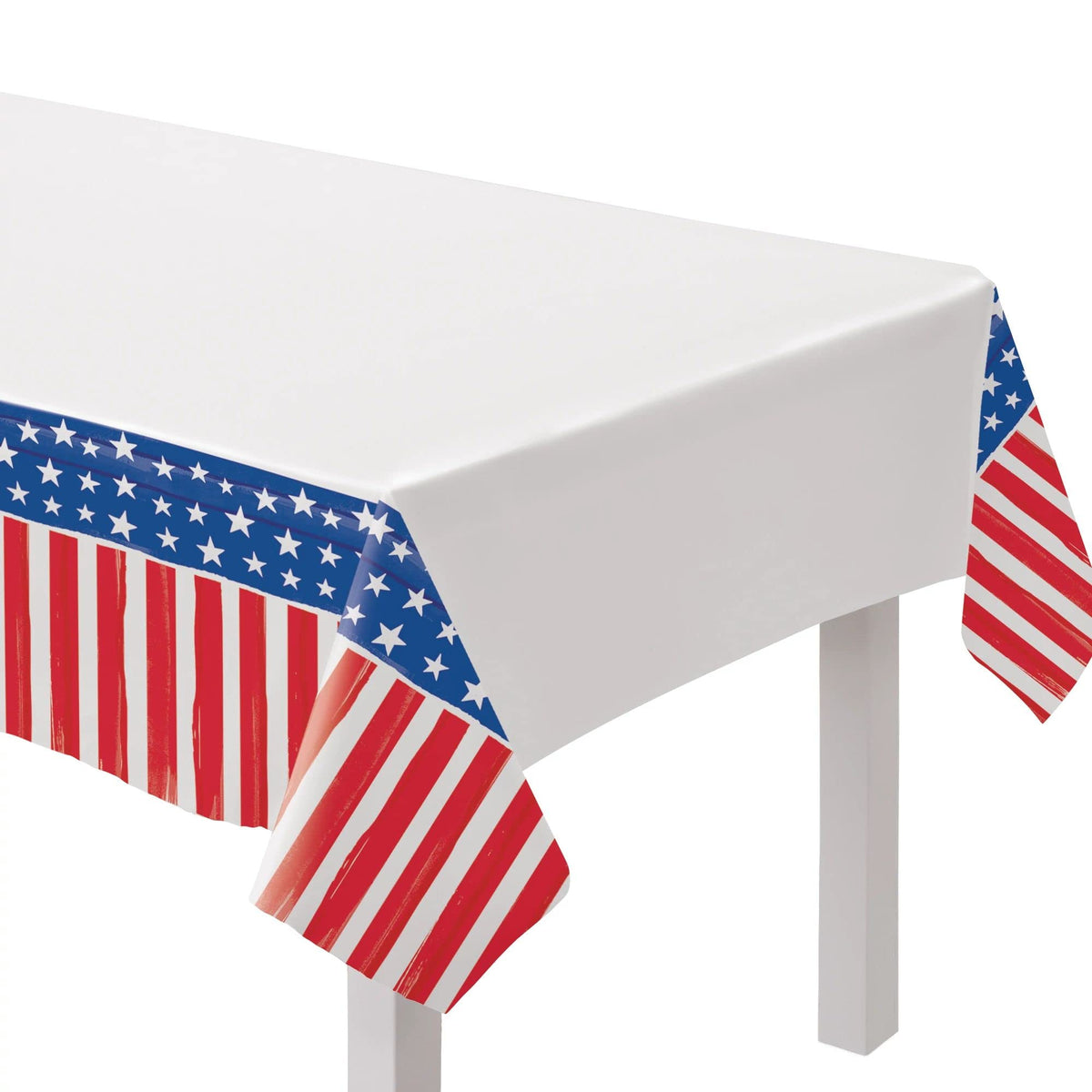 Patriotic Plastic Tablecover