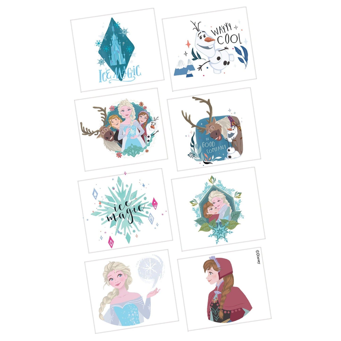 Frozen Tattoos 24pcs