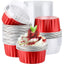Bowl Round Foil Con Tapas 50pcs