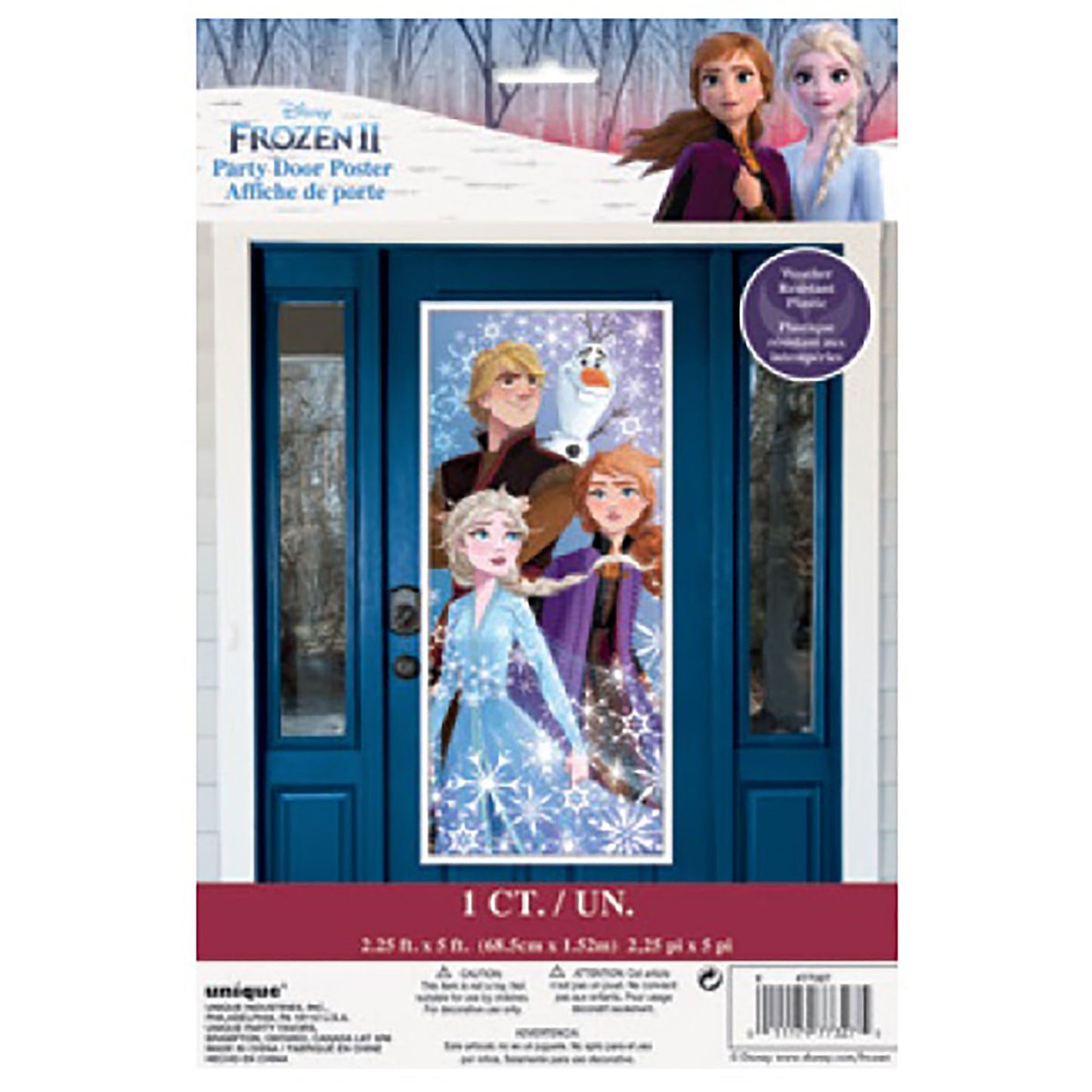 FROZEN 2 DOOR POSTER