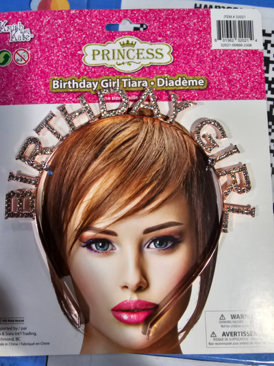 Tiara Happy birthday Rose Gold