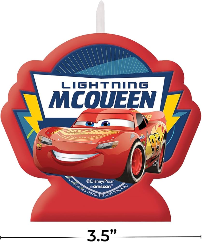 Cars Birthday Candle