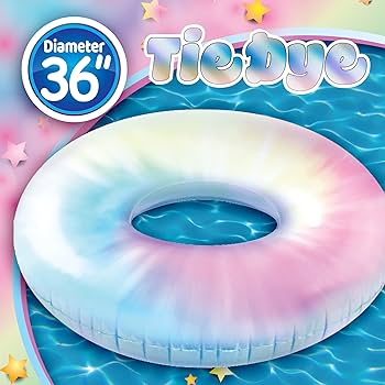 Pool Float Tie Dye Swim Ring