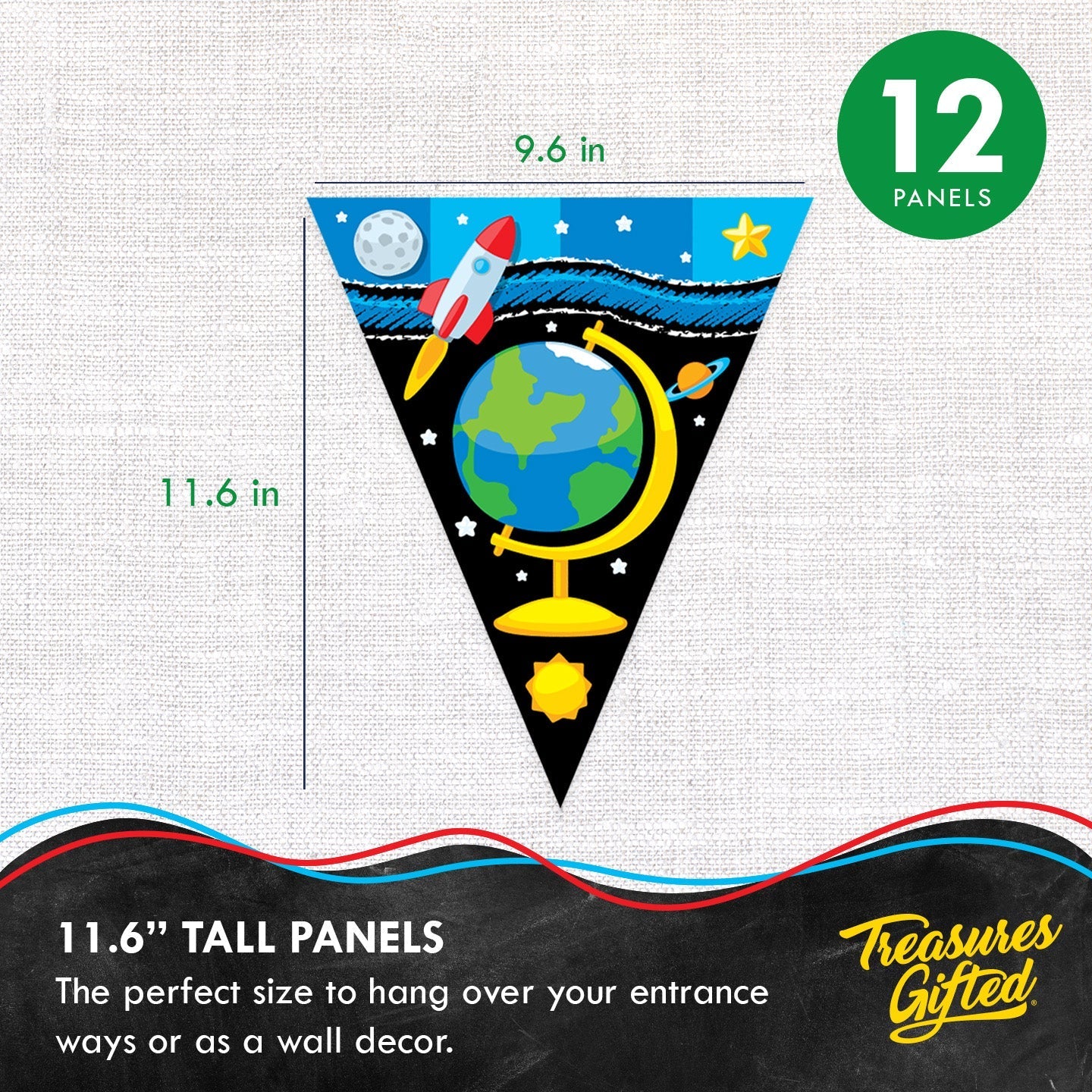 Kindergarten Banner Pennant Graduation Party (x1u)