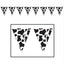 Cow Print Pennant Banner