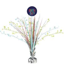 Modern Birthday Spray Centerpiece