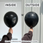 Kalisan Balloons 18” Standard Black (x3u)