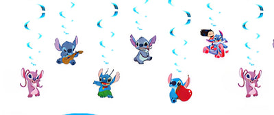 Stitch Birthday Decoration - Swirl (x1u)