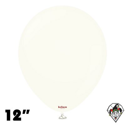 Kalisan 12"  Retro White 50ct