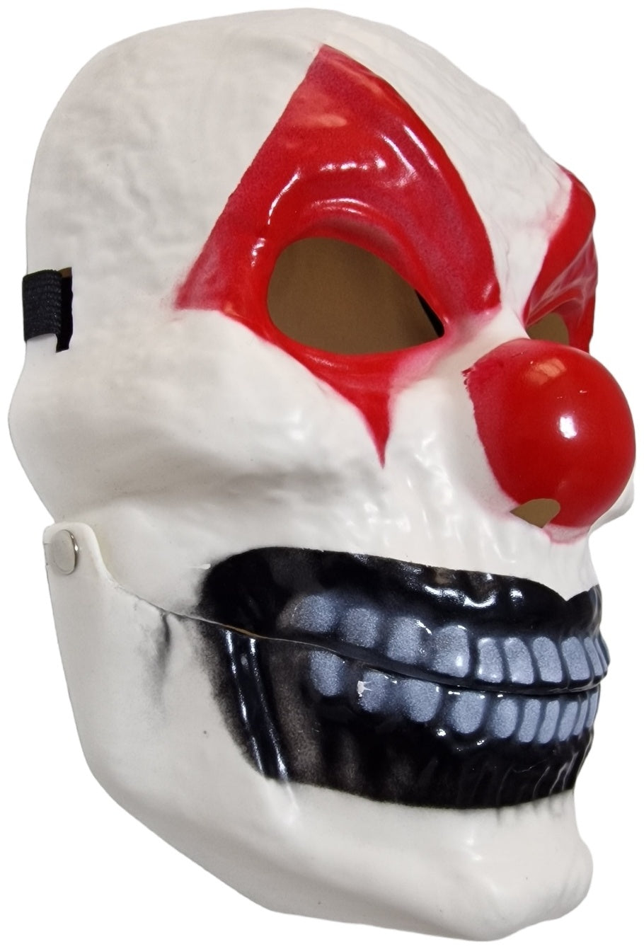 Máscara Clown Creepy PVC 9.75x7" con Mandíbula Movible 2 Estilos
