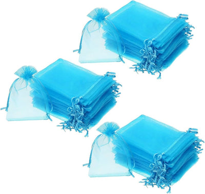Organza Turquoise 3"x4" 12pcs