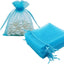 Organza Turquoise 3"x4" 12pcs
