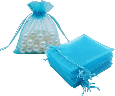 Organza Turquoise 3"x4" 12pcs
