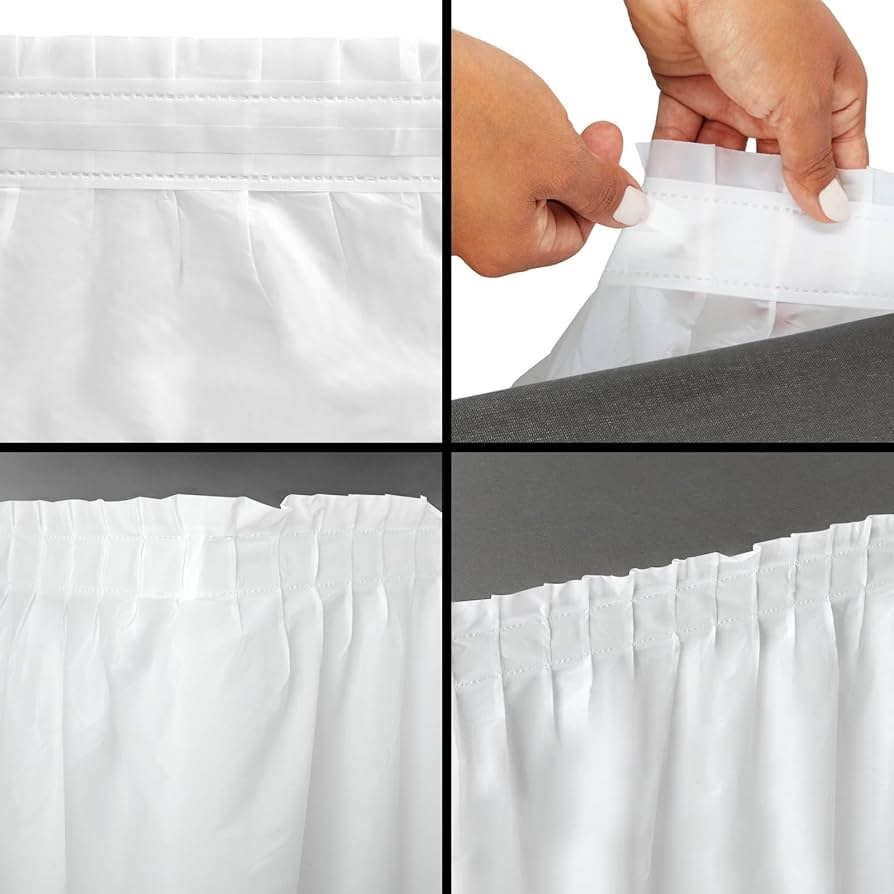 Table Skirt Blanco 29in x 14ft
