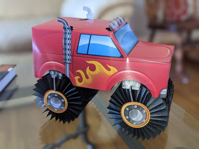 Monster Truck 3D Centerpiece