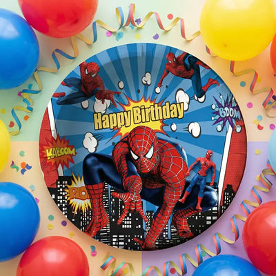 Spiderman Platos 7" (x10u)
