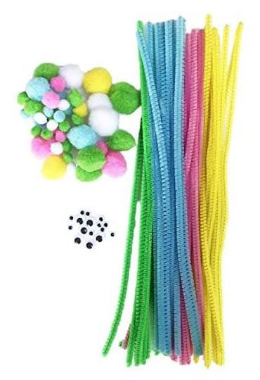 Easter Diy Craft Set Chenille Stems 36pcs