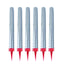 Party Candles Silver 6pcs