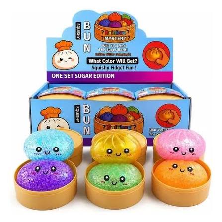 Dumpling Rainbow Mystery Squishy Set Sugar Edition