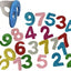 Foam Stickers Glitter Number Assorted 0.8"