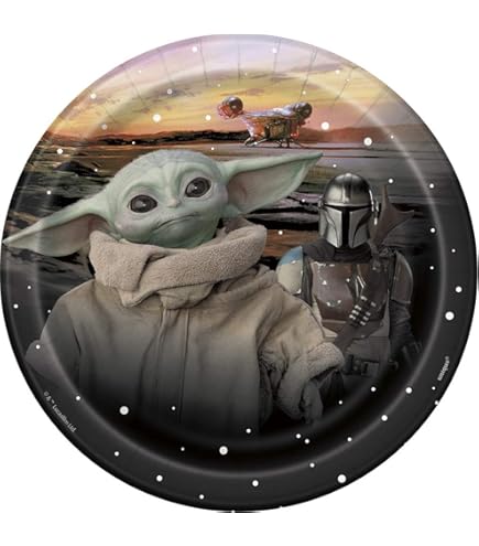 Mandalorian Plates 7" 8pcs