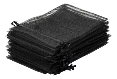 Organza Black 5"x7" 6 pcs