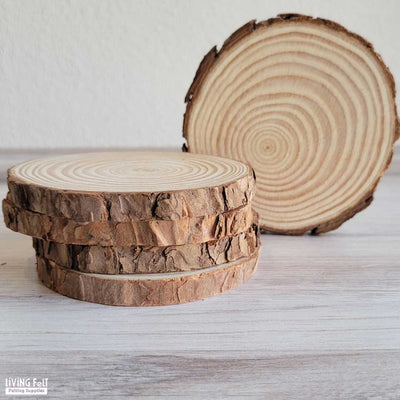Slices Wood 5.6x0.5cm 3pcs