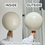 Kalisan Balloon 18" Retro White 3pcs