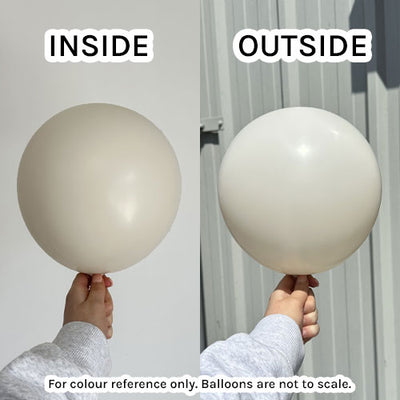 Kalisan Balloon 18" Retro White 3pcs