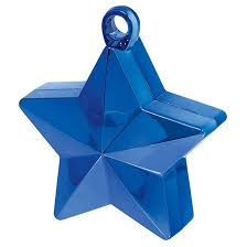 Weight Star Balloon Blue