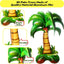 Standing Palm Tree Foil Mylar Balloon 37"